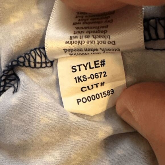 Mizzen + Main Men's Geometric Trim Fit Short Sleeve Polo Shirt Blue Small NWOT - Picture 11 of 11